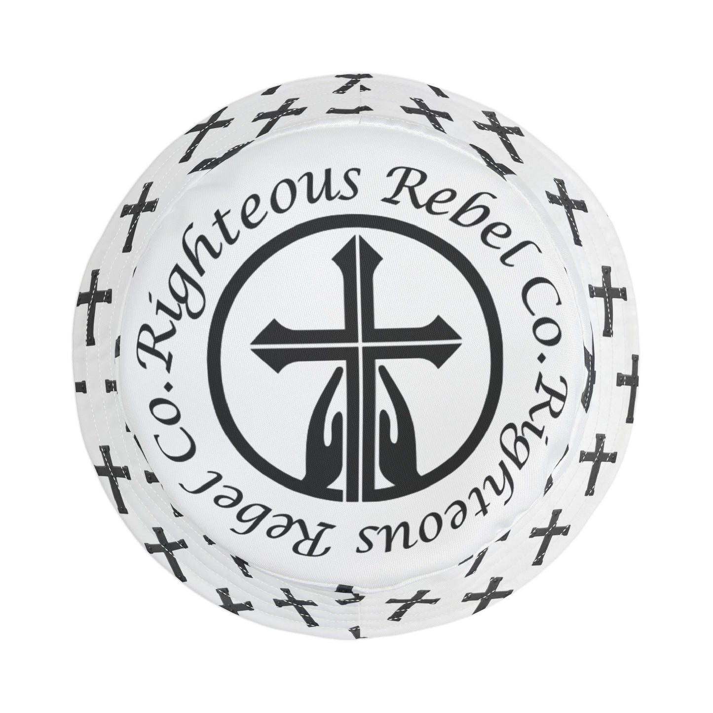 Cross Pattern Bucket Hat – Righteous Rebel Co.