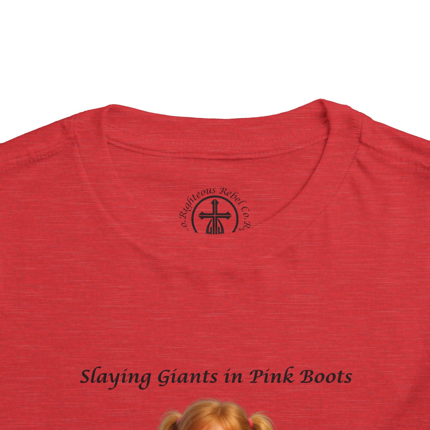 Slaying Giants in Pink Boots - Girl's Tee