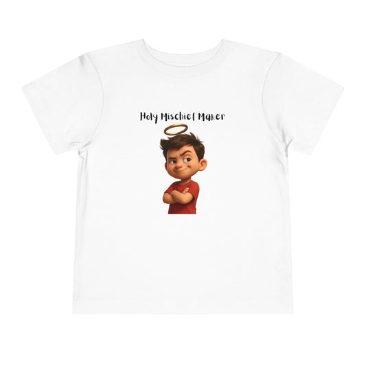 🛡️ Holy Mischief Maker – Boys’ T-Shirt