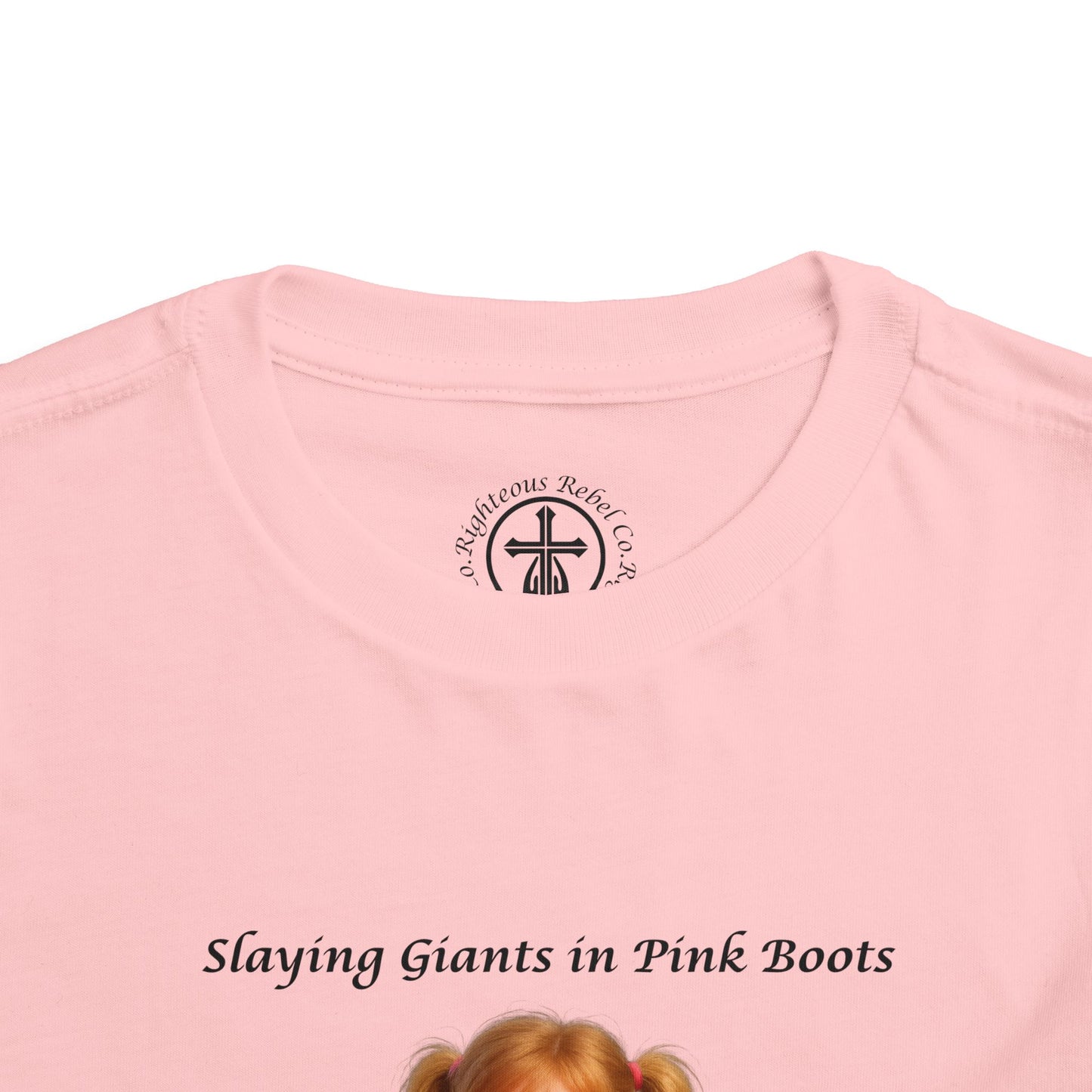 Slaying Giants in Pink Boots - Girl's Tee