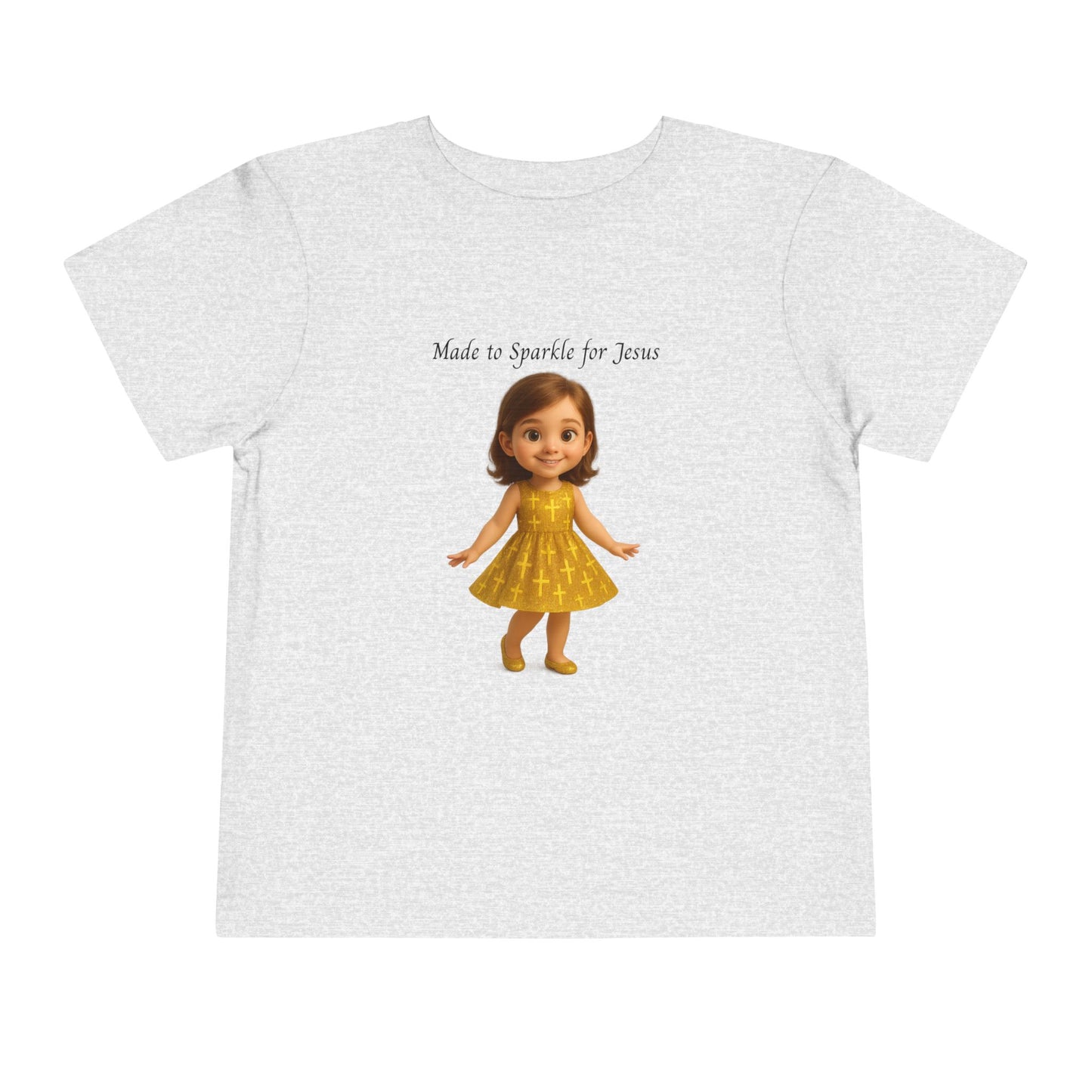 ✨ Made to Sparkle for Jesus – Girl’s T-Shirt
