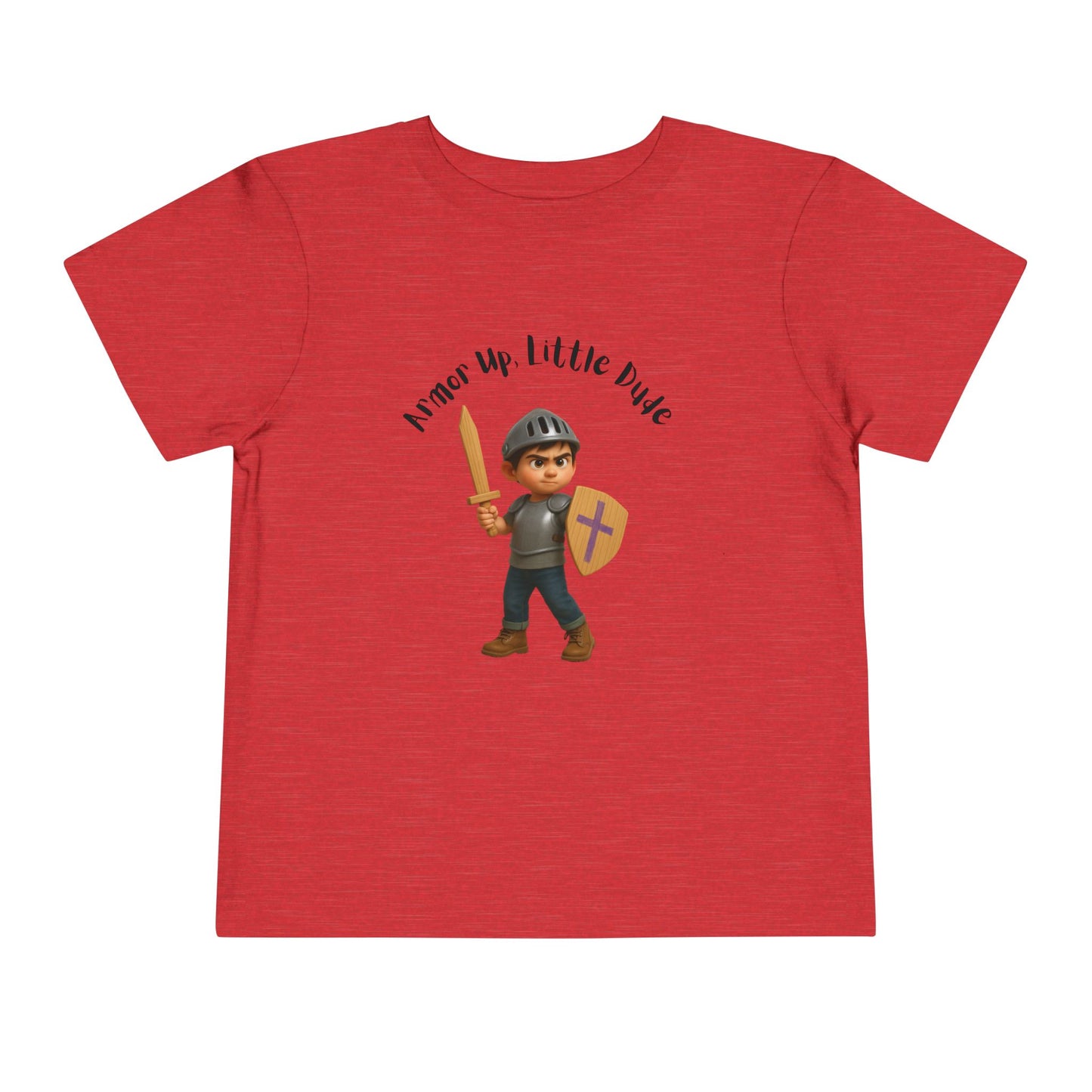🛡️ Armor Up, Little Dude – Boy’s T-Shirt