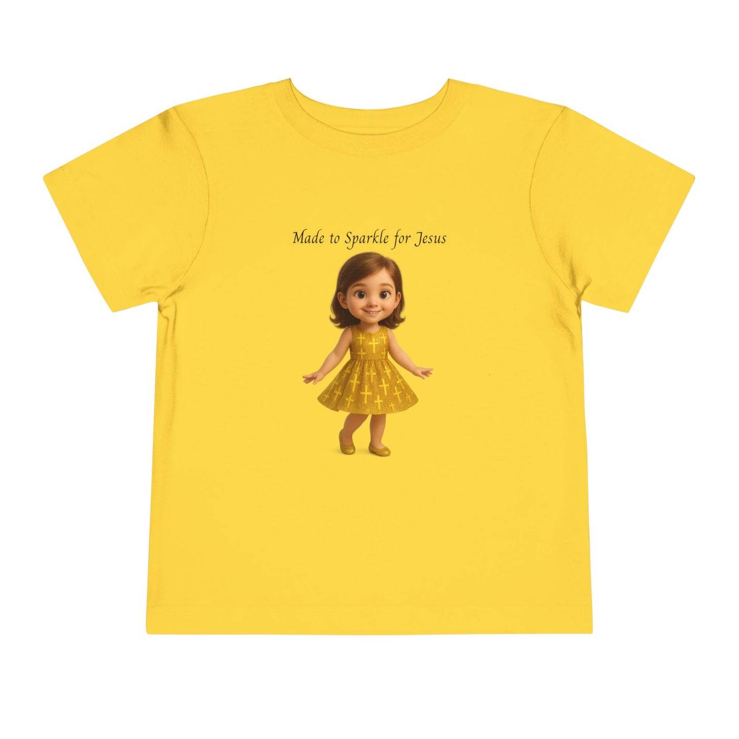 ✨ Made to Sparkle for Jesus – Girl’s T-Shirt