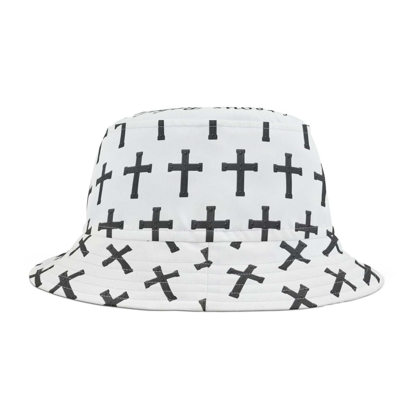 Cross Pattern Bucket Hat – Righteous Rebel Co.