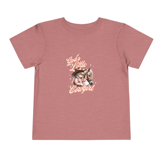God's Little Cowgirl - Girl's T-Shirt