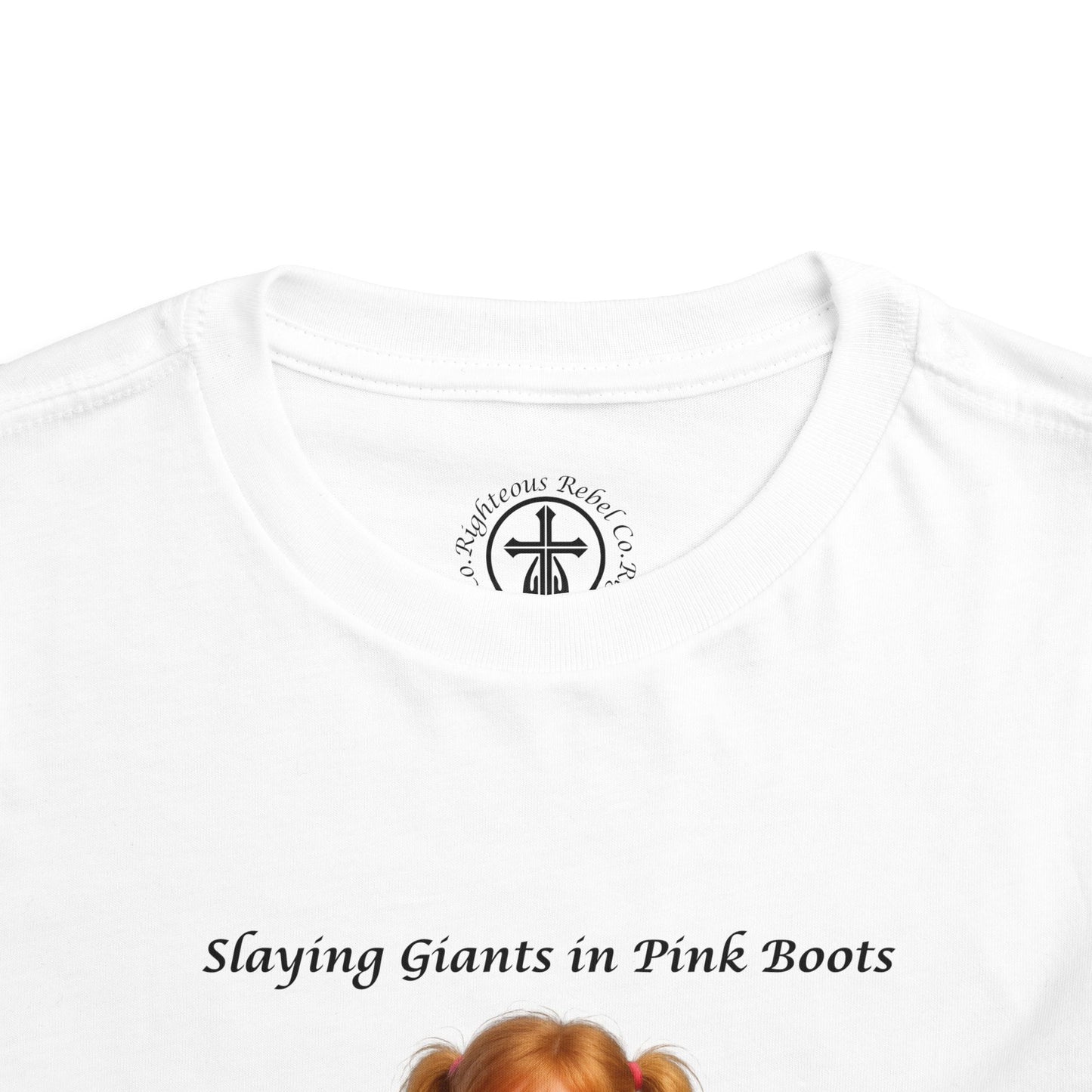 Slaying Giants in Pink Boots - Girl's Tee