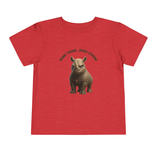 Rhino Tough Jesus Strong - Boy's Tee